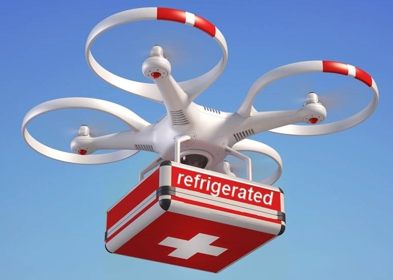 refrigerated dron delivery